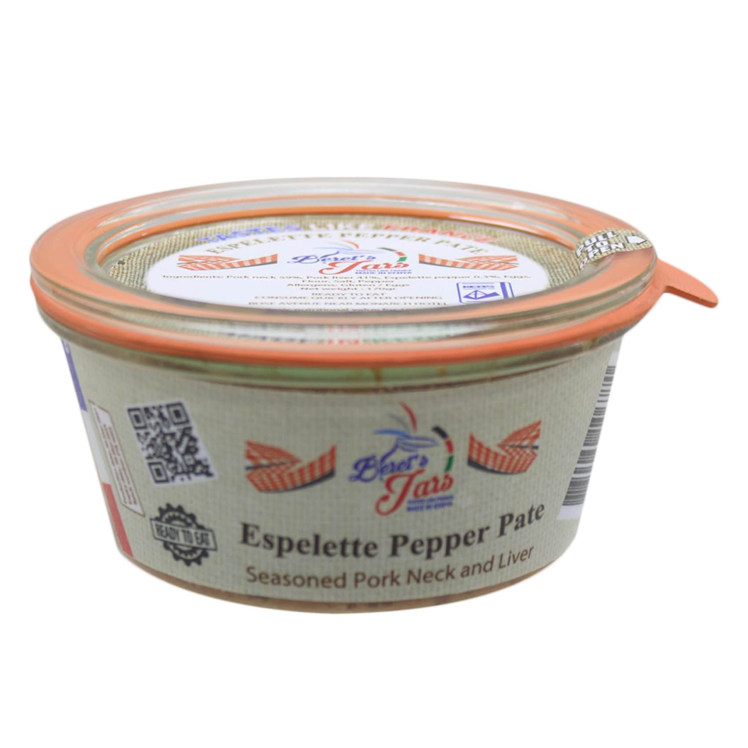 BERETS JARS ESPELETTE PEPPER PATE 175G